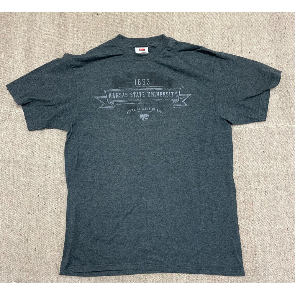 Vintage Kansas State Wildcats Shirt Mens Large Grey 2000s Nike